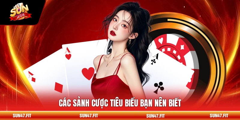 Các sảnh cược tiêu biểu bạn nên biết