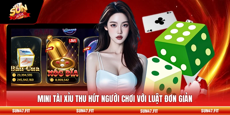 Mini tài xỉu thu hút người chơi với luật đơn giản